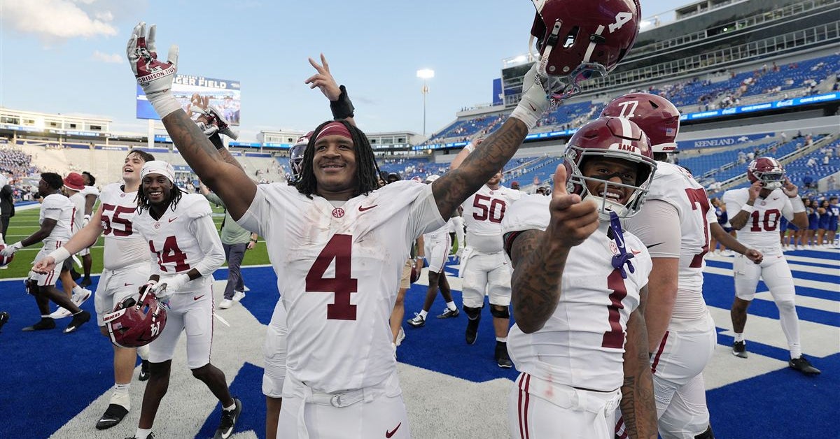 Alabama snap counts: Tide's lead back was clear in SEC opener at Kentucky