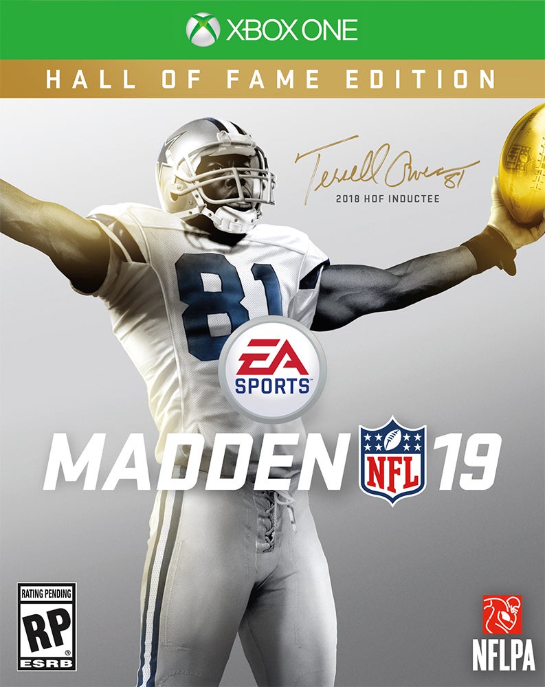Terrell Owens lands on the cover of Madden 2019 HOF Edition