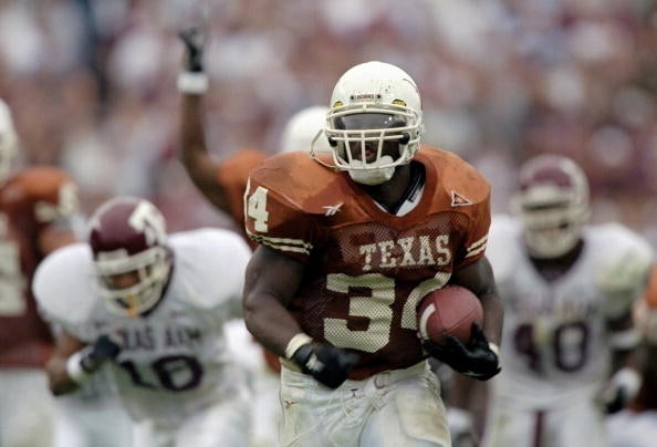 Texas Longhorn Legends Ricky Williams and Earl Campbell Forever