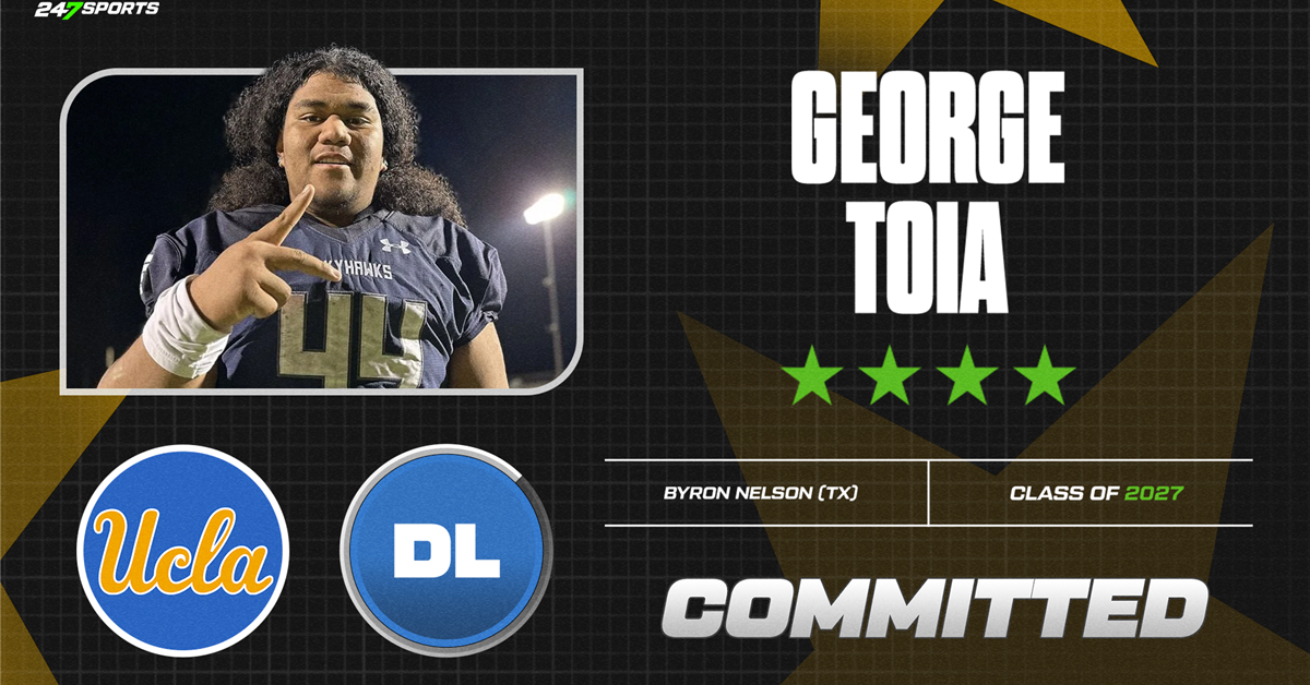 Top247 DL George Toia commits to UCLA