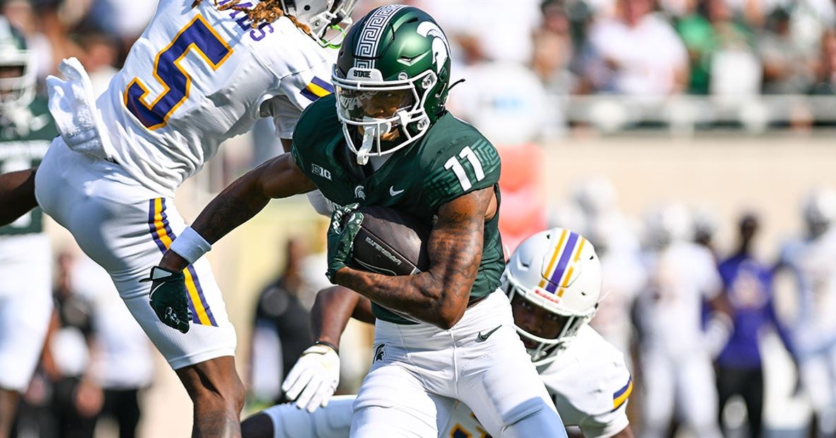 UNC Football Lands Michigan State WR Transfer Aziah Johnson UNC Football Lands Michigan State WR Transfer Aziah Johnson