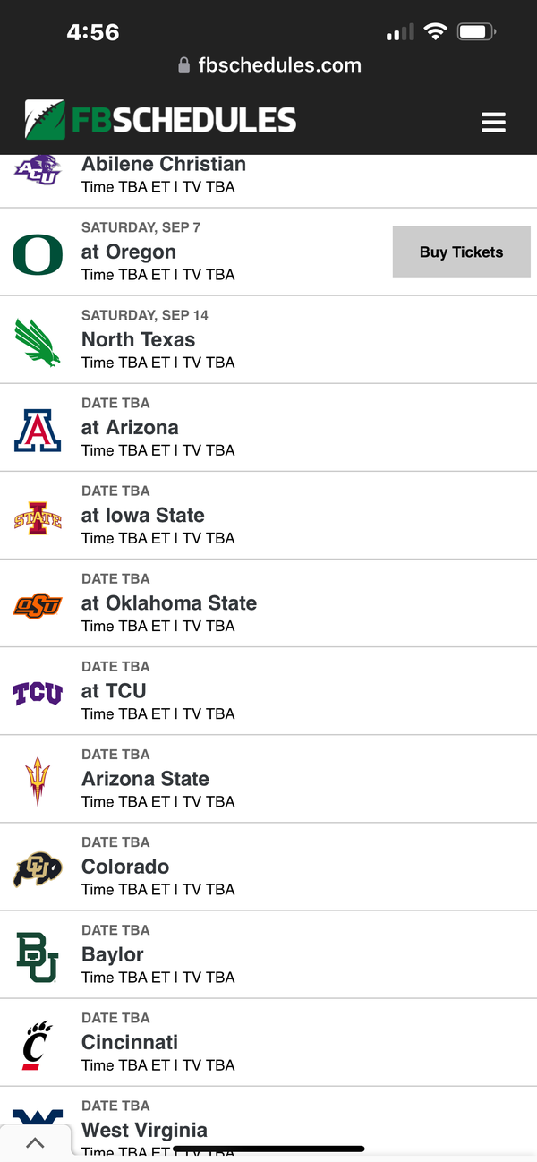 2024 Football Schedule