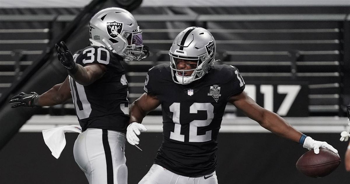 WATCH: Zay Jones catches his first touchdown pass as a Raider