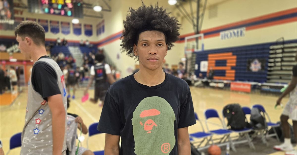 Indiana basketball recruiting target 2027 Chase Lumpkin stands out at Pangos All-American Camp