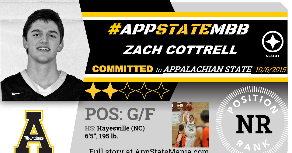 ZACH COTTRELL COMMITS TO APP STATE BASKETBALL