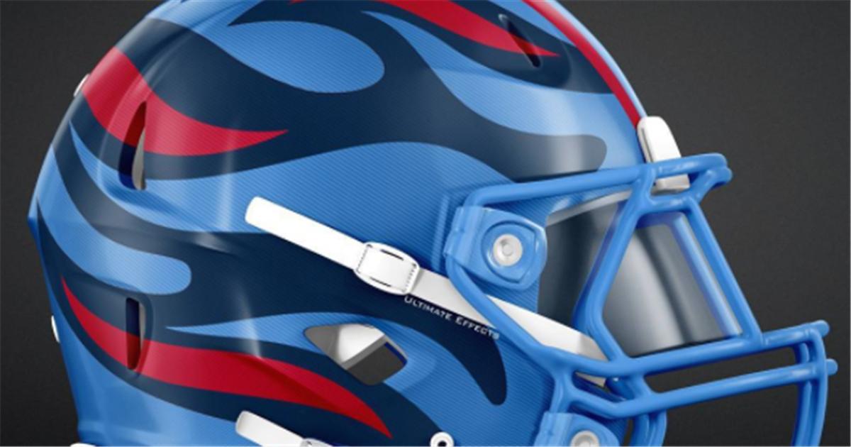 Redesigned helmets for all 32 NFL teams
