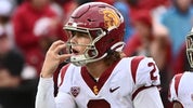 Jaxson Dart: USC QB celebrates win with tweet Jaxson Dart: USC QB celebrates win with tweet