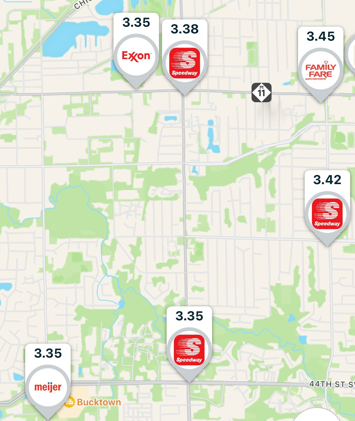 Most Popular Gas Station by State