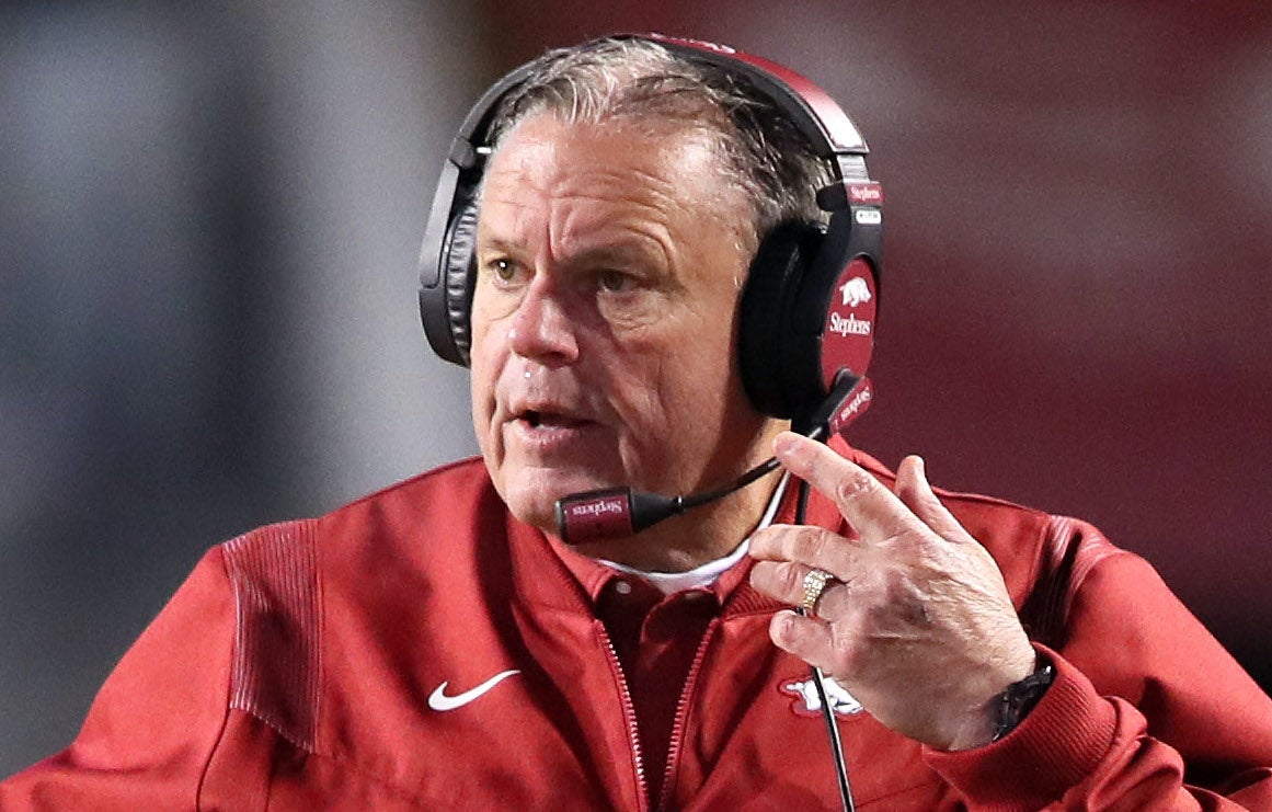 CBS Sports grades Sam Pittman's 2022 coaching performance at Arkansas