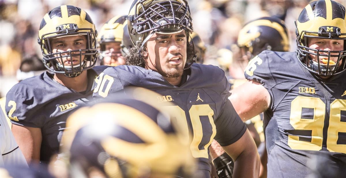 UM Football Player 90 Bryan Mone Editorial Photo - Image of college,  michigan: 43497126