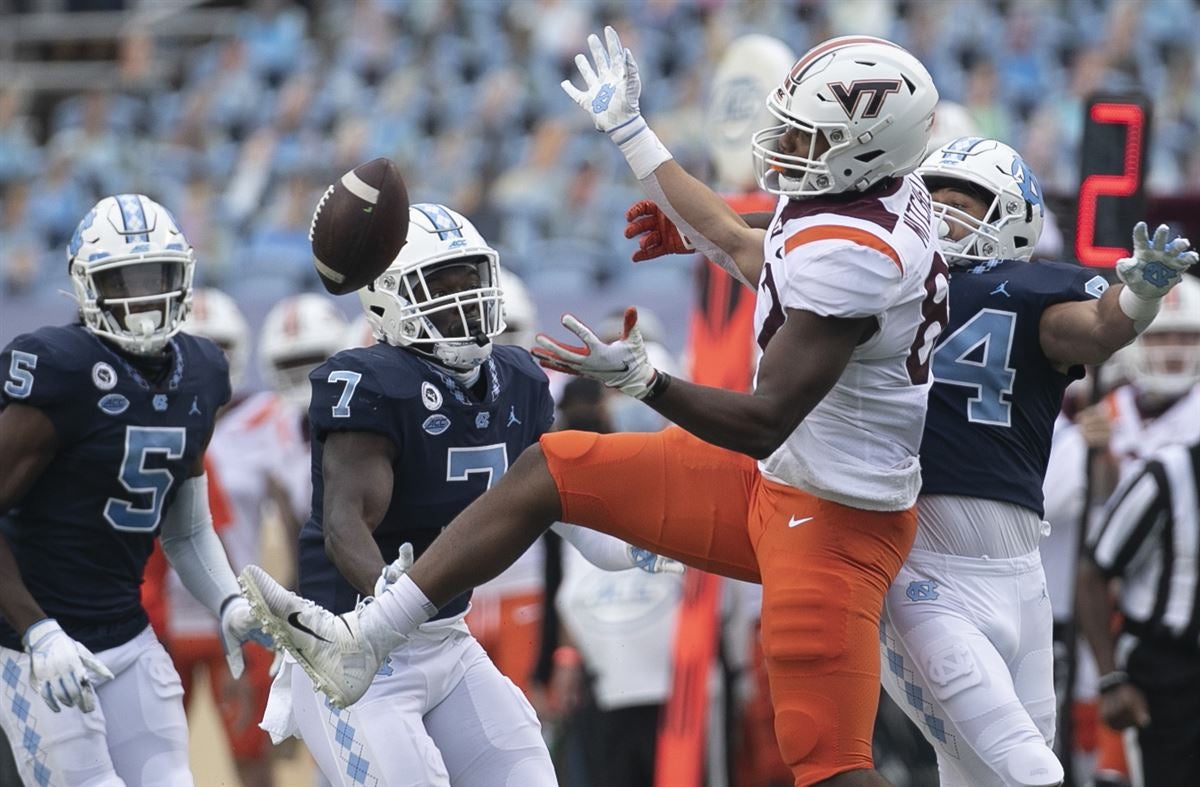 Virginia Tech TE James Mitchell selected by the Detroit Lions in