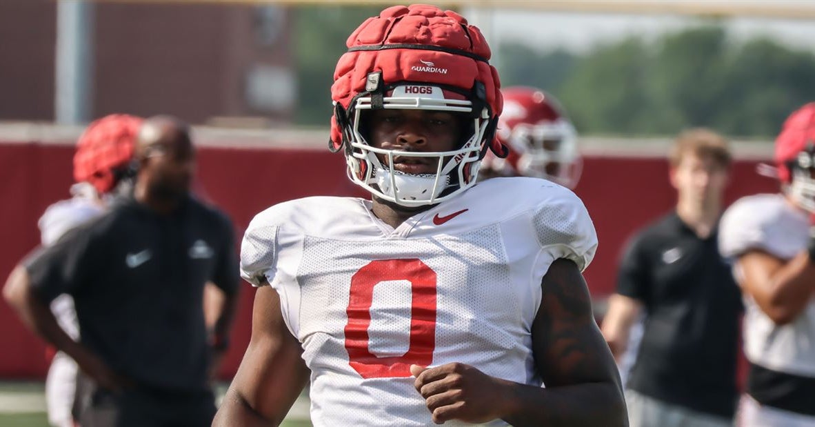 Braylen Russell bouncing back from rough spring in Arkansas fall camp