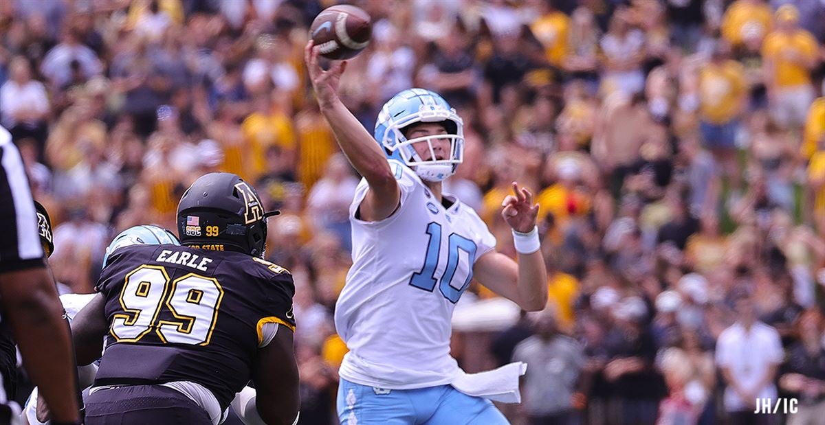 UNC QB Drake Maye Wins Maxwell Award Player Of The Week