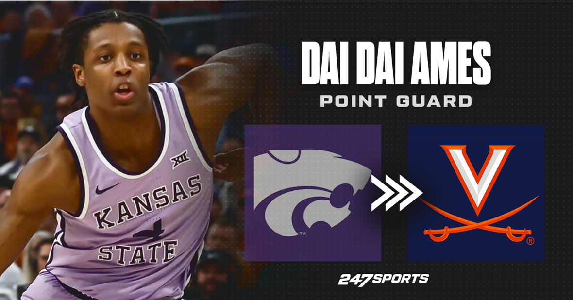 Virginia picks up commitment from Kansas State transfer guard Dai Dai Ames Virginia picks up commitment from Kansas State transfer guard Dai Dai Ames