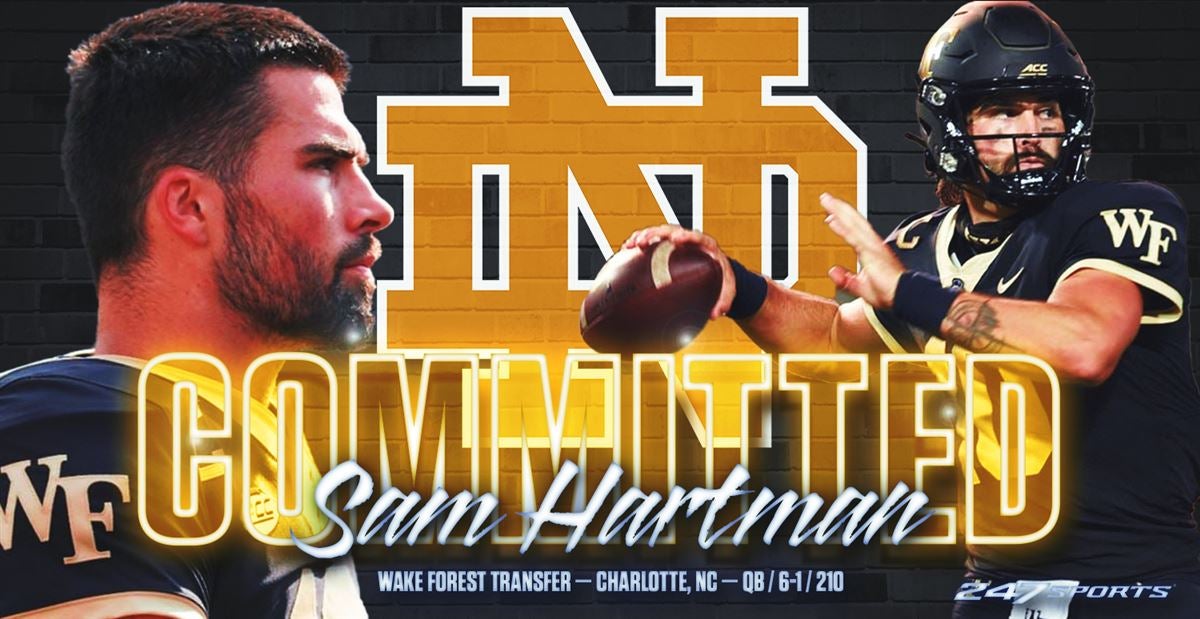 Notre Dame football transfer QB Sam Hartman breaks in a new center