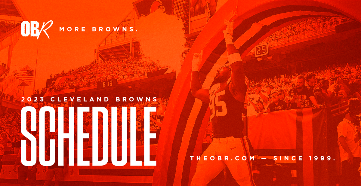 Cleveland Browns 2023 Schedule: Division Early, Home Field, Two Primetime  Games, and More