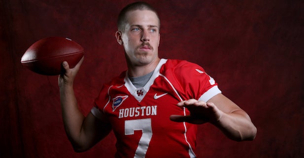 Case Keenum Houston Cougars #7 Football Jersey - Red