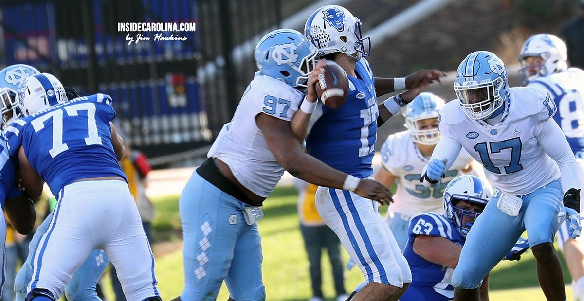 InsideCarolina on X: Former top #UNC recruit Jalen Dalton is growing into  his DT role. Story:   / X