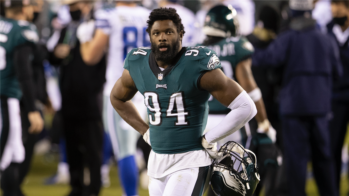 Philadelphia Eagles' Josh Sweat in action during an NFL divisional round  playoff football game, Saturday, Jan. 21, 2023, in Philadelphia. (AP  Photo/Matt Rourke Stock Photo - Alamy