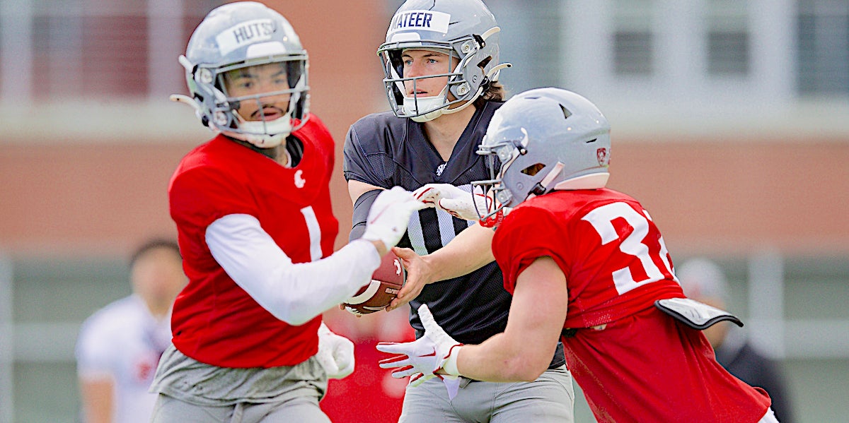 John Mateer Locked And Loaded On Day 7 Of WSU Spring Ball