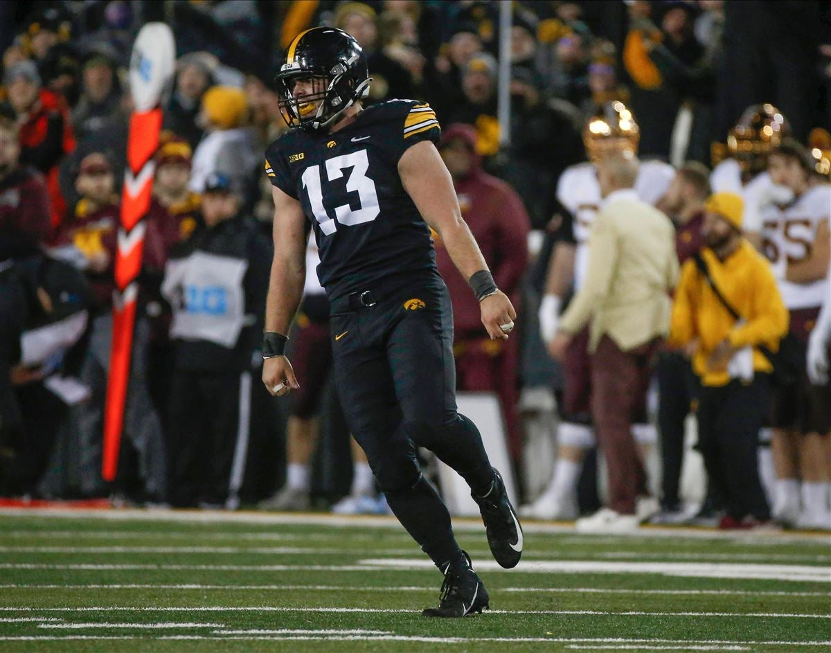 Hawkeye WR Arland Bruce IV on the jet sweep helping Iowa's offense