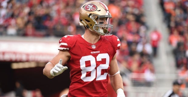 George Kittle praises Ross Dwelley's offseason progress