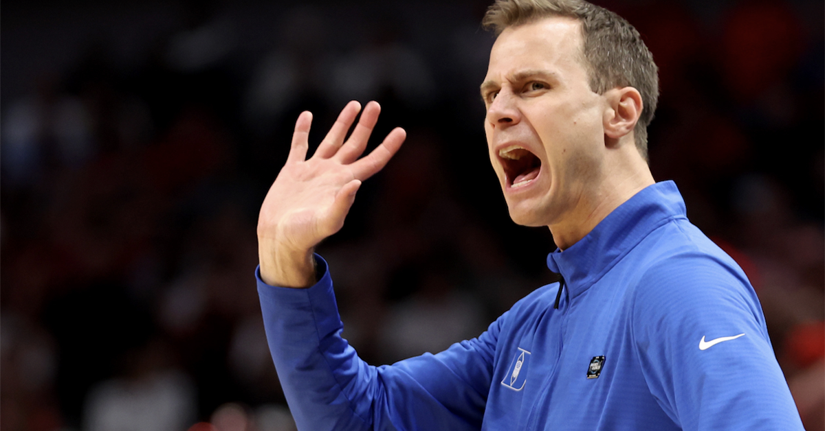 Jon Scheyer claims all seven Duke transfer portal departures were 'tampered' with in-season