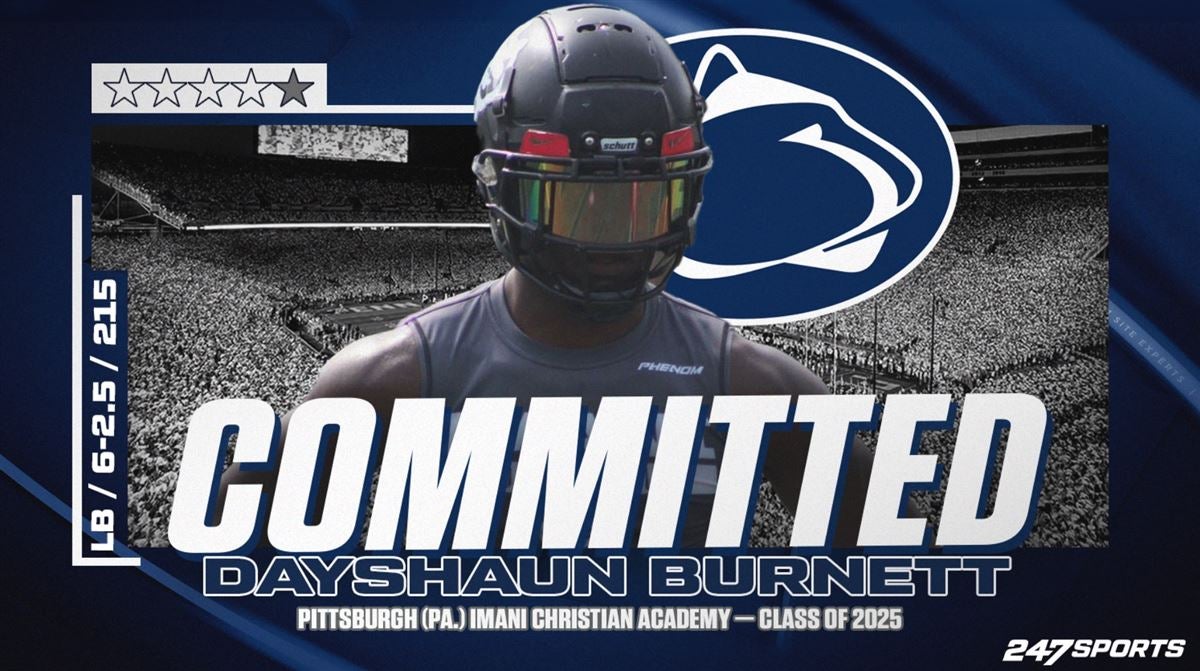 In State Four Star Lb Dayshaun Burnett Commits To Penn State