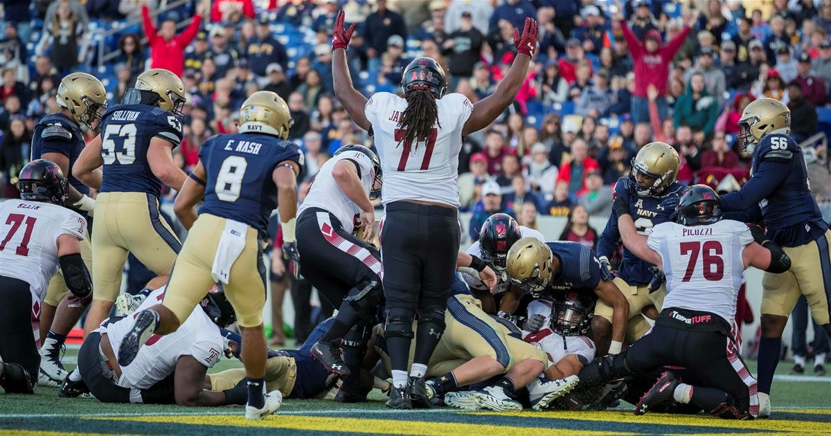 Temple's offense vs. Navy's defense Advantage Owls, unless