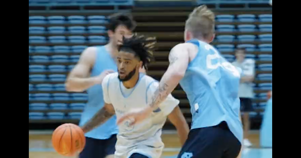 Clips from UNC Basketball's First Official Practice of 2022-23 Season