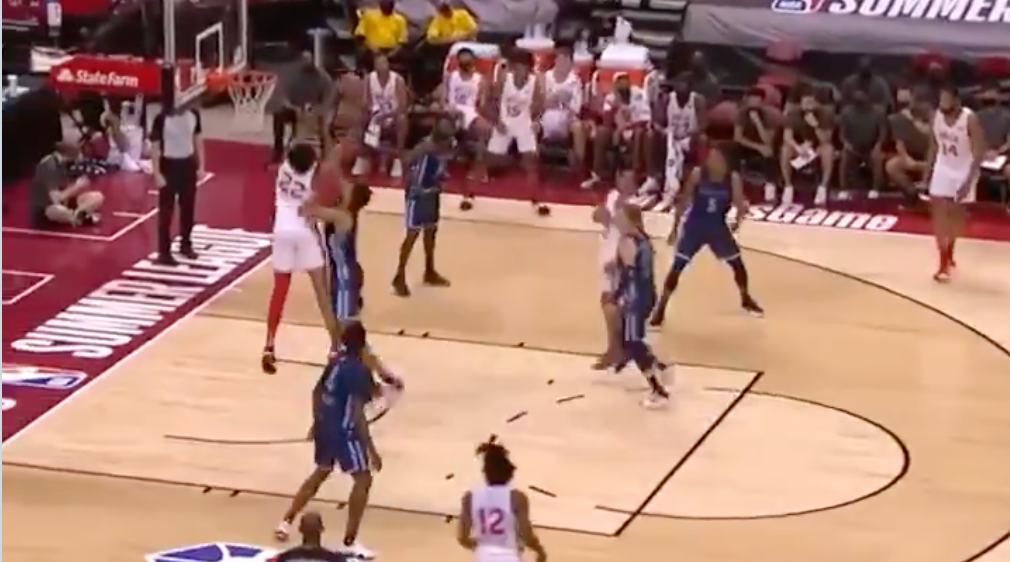 WATCH: Sterling Manley Throws Down Huge Alley-Oop in Summer League