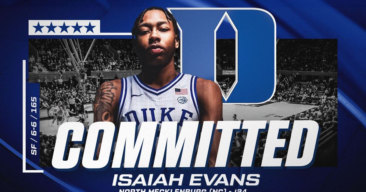 Five-Star Wing Isaiah Evans Commits To Duke Five-Star Wing Isaiah Evans Commits To Duke