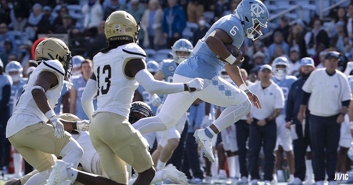 UNC Football Secures Senior Day Victory Over Wofford, 34-14 UNC Football Secures Senior Day Victory Over Wofford, 34-14