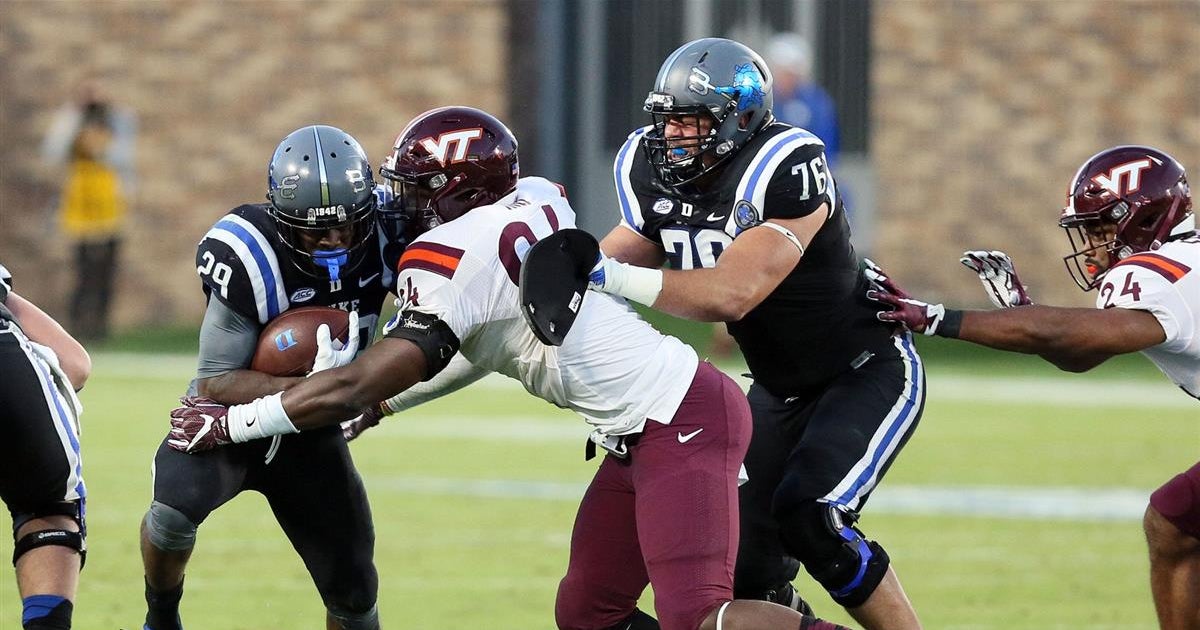 Virginia Tech's rush defense took a hit on Saturday