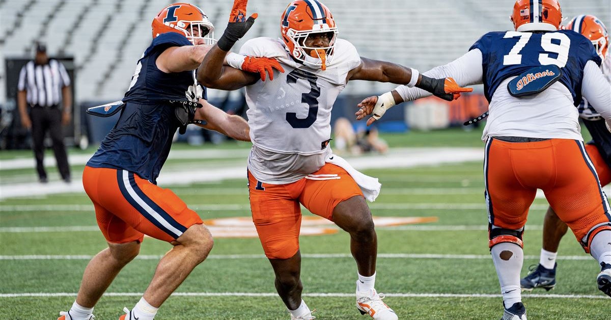Projected 2025 Illinois football depth chart Late training camp update