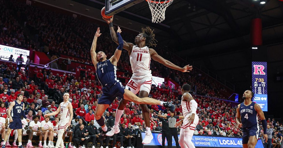 Penn State basketball loses at Rutgers, 65-45, as 3-pointers don’t fall