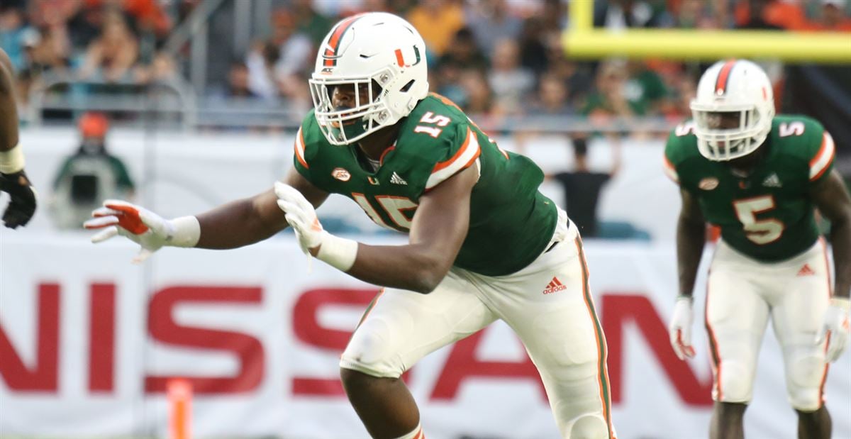 Gregory Rousseau's agent: Multiple teams would pick Miami pass rusher in  first round