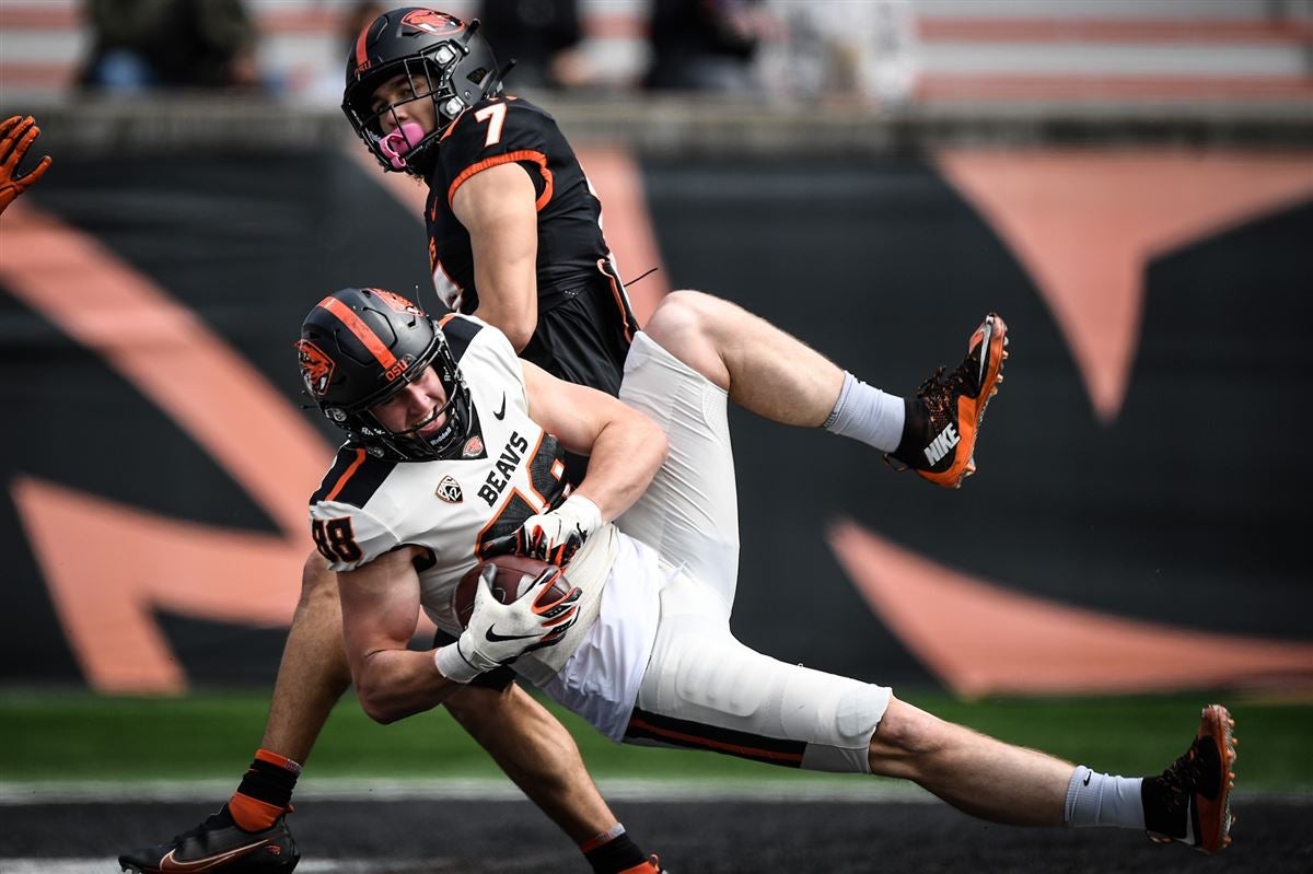 Counting Down Oregon State's Most Important Players for 2022: #9 - Tight End  Luke Musgrave - Building The Dam