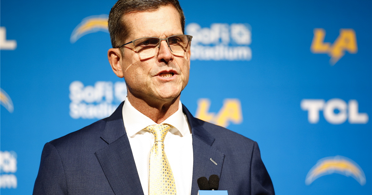 Jim Harbaugh Boldly Compares Chargers Wr Ladd Mcconkey To NFLLegend Jim Harbaugh compares Chargers WR Ladd McConkey to Brock Bowers after