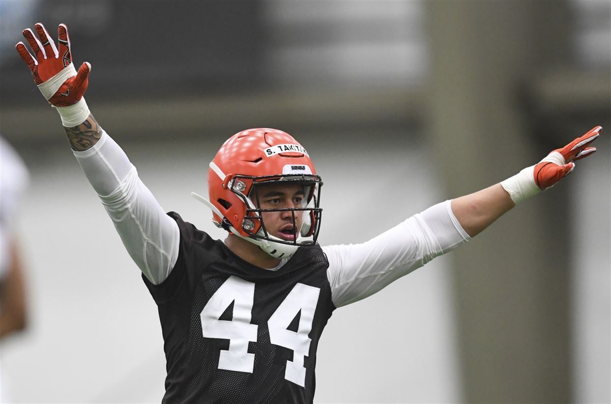 BYU linebacker Sione Takitaki selected by Cleveland Browns in third round  of NFL draft