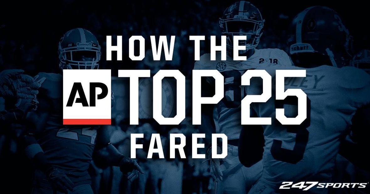 How the AP Top 25 teams fared in Week 9