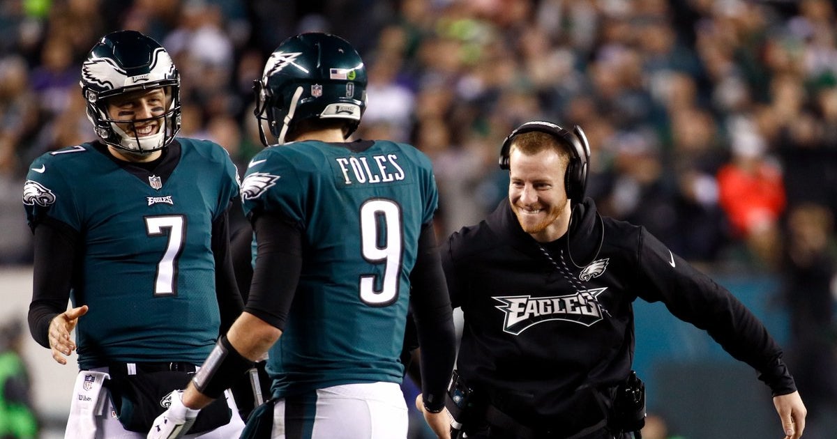 Carson Wentz is 'very proud' of Nick Foles