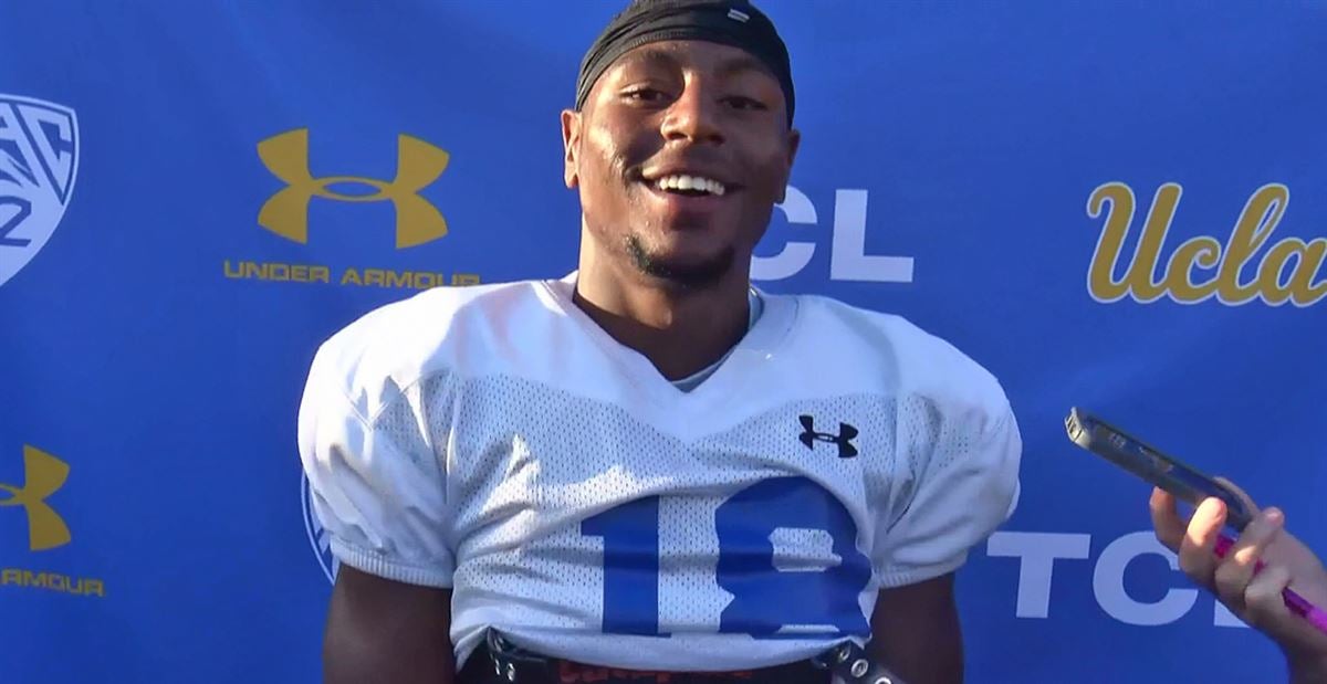 Under Armour UCLA Football Jersey in Blue worn by Spencer James