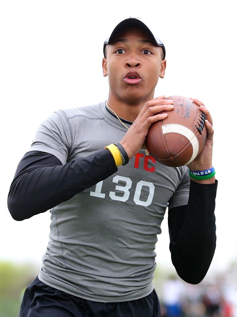 January 12, 2020 - Deland, FL, U.S: National Team quarterback Justin  Mcmillan (12) during College Football All Star Game in the SPIRAL Tropical  Bowl between American (white) and the National (black0 at