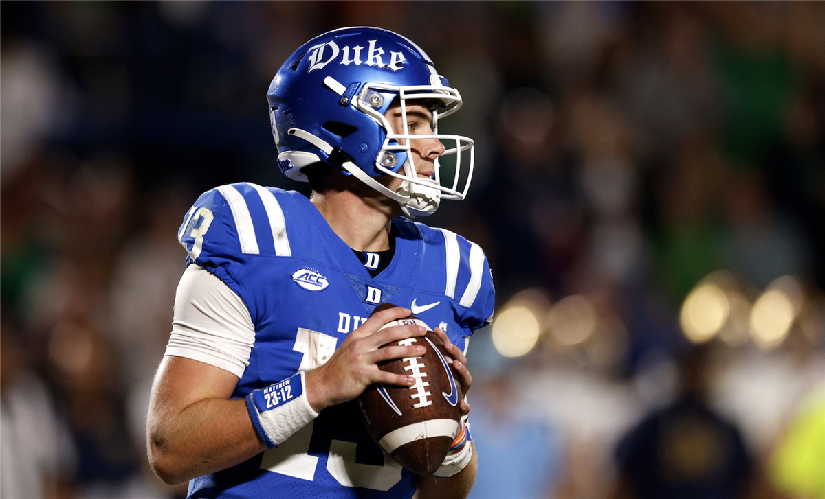 Duke transfer QB Riley Leonard chooses Notre Dame