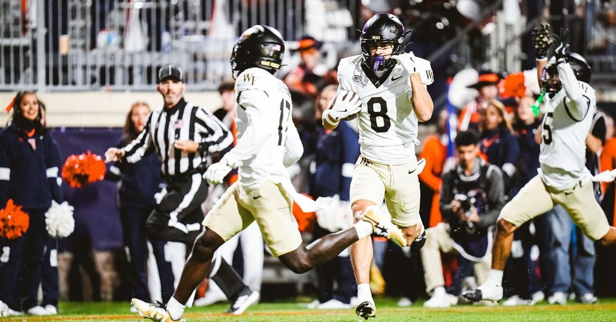 Notebook from day 12 of Wake Forest's 2026 fall camp