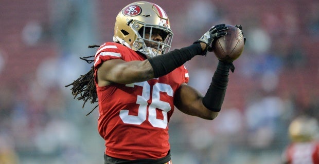 San Francisco safety Marcell Harris appears during the 49ers 36-26