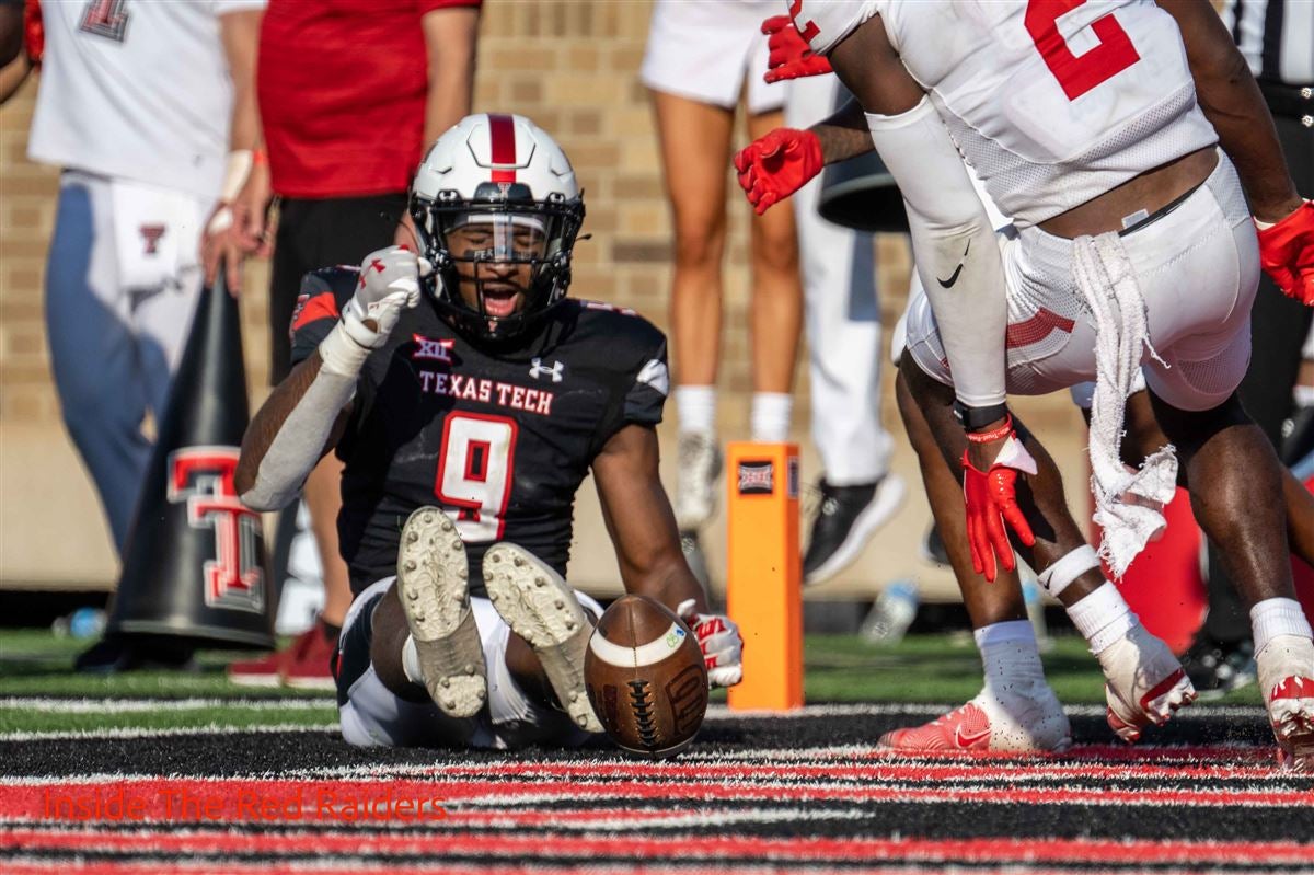 Hot] Buy New Jerand Bradley Jersey #9 Texas Tech Throwback Red