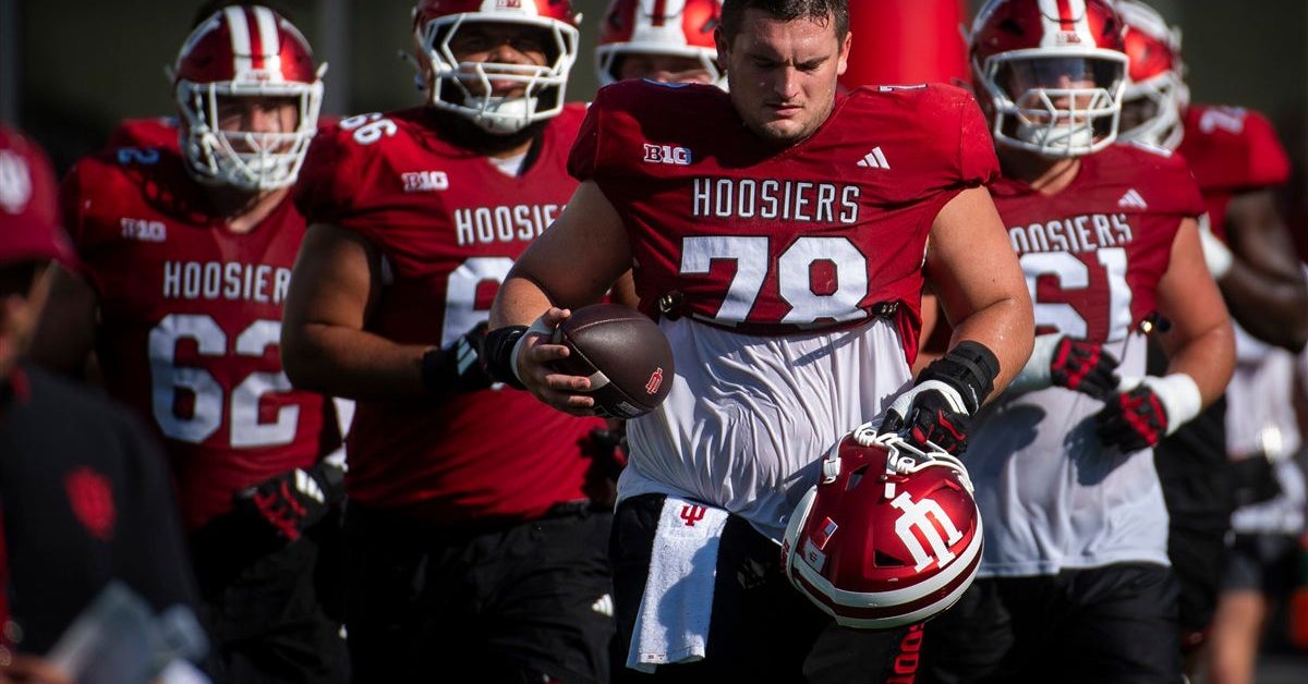 Indiana Football: Offensive Line has been a key part of the Hoosiers ...