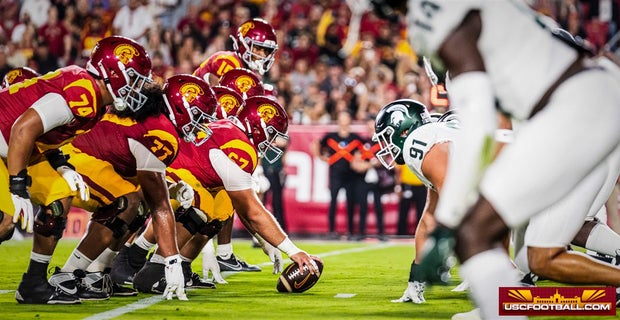 USC offensive line makes loud statement in Trojans' 45-31 Michigan ...
